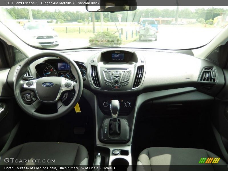 Ginger Ale Metallic / Charcoal Black 2013 Ford Escape S
