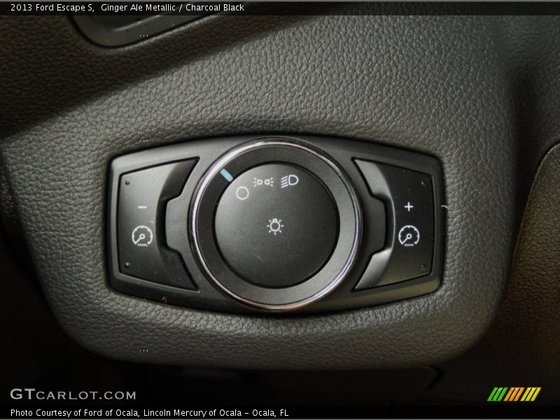 Ginger Ale Metallic / Charcoal Black 2013 Ford Escape S