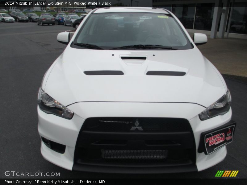 Wicked White / Black 2014 Mitsubishi Lancer Evolution MR
