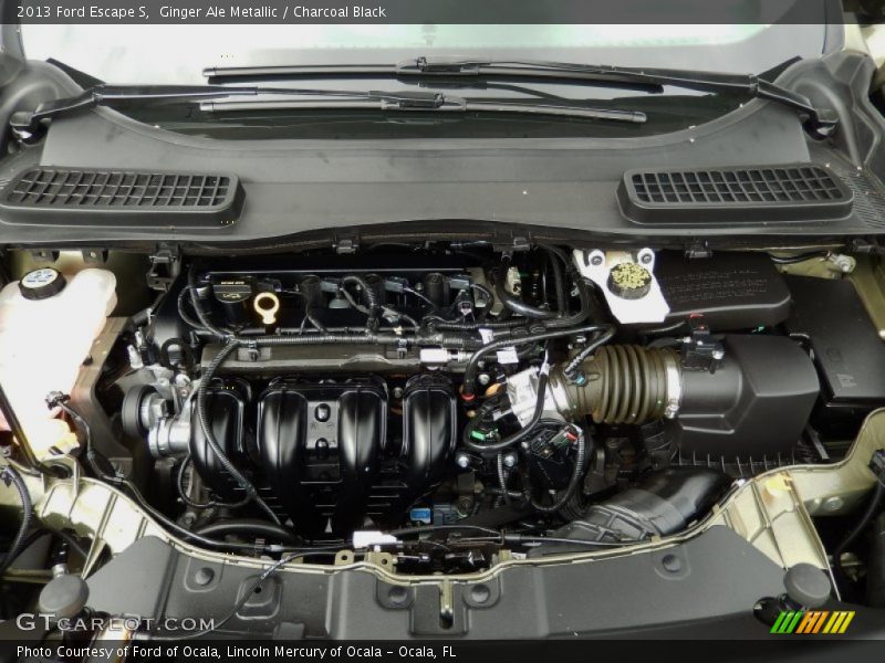 Ginger Ale Metallic / Charcoal Black 2013 Ford Escape S