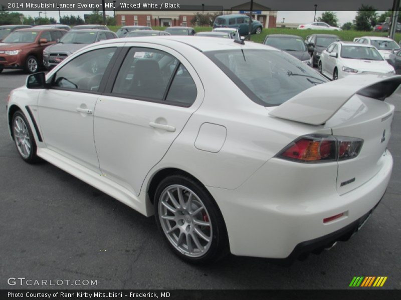 Wicked White / Black 2014 Mitsubishi Lancer Evolution MR