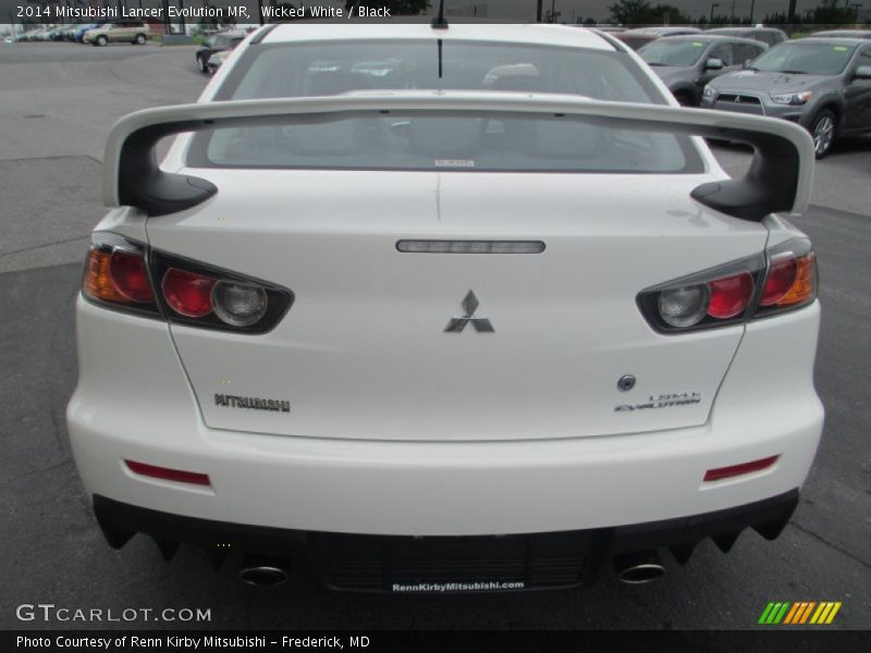 Wicked White / Black 2014 Mitsubishi Lancer Evolution MR