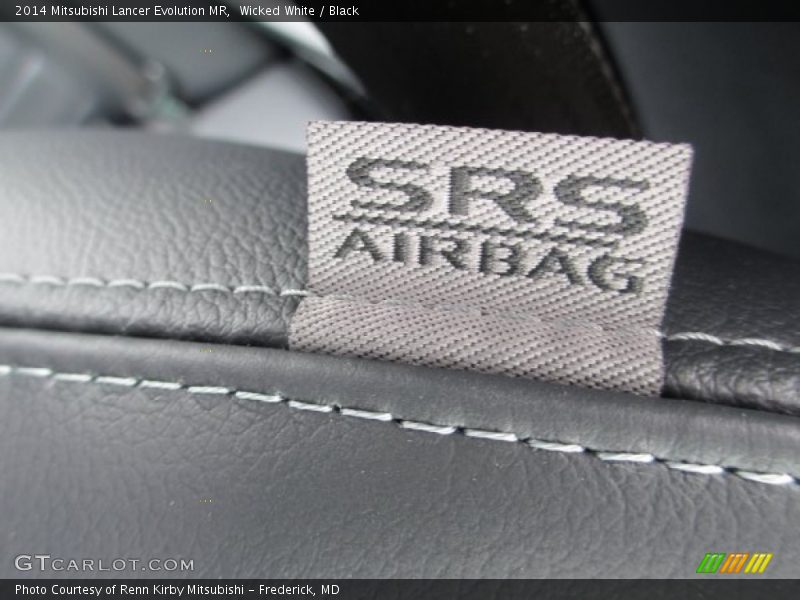 Wicked White / Black 2014 Mitsubishi Lancer Evolution MR