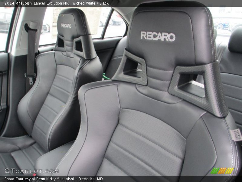 Front Seat of 2014 Lancer Evolution MR