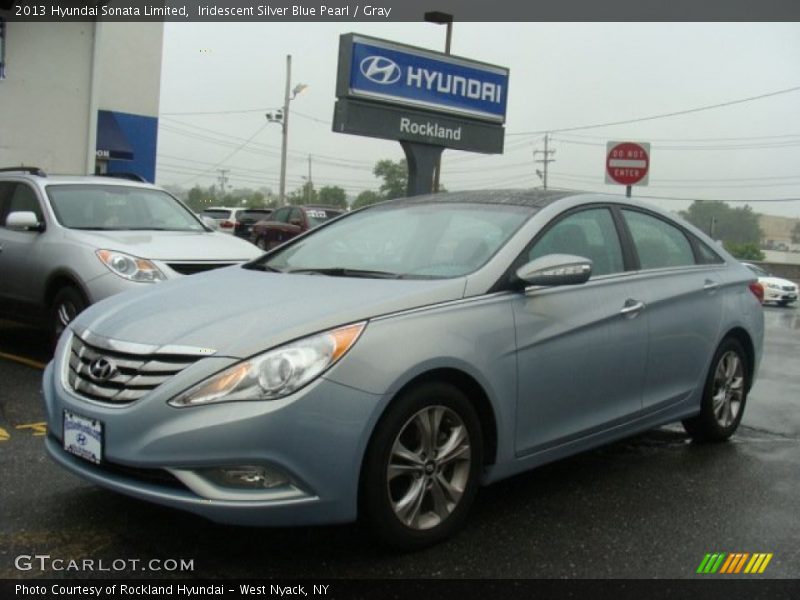 Iridescent Silver Blue Pearl / Gray 2013 Hyundai Sonata Limited