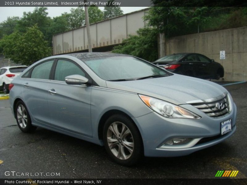 Iridescent Silver Blue Pearl / Gray 2013 Hyundai Sonata Limited