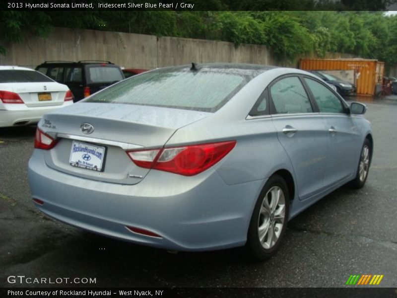 Iridescent Silver Blue Pearl / Gray 2013 Hyundai Sonata Limited
