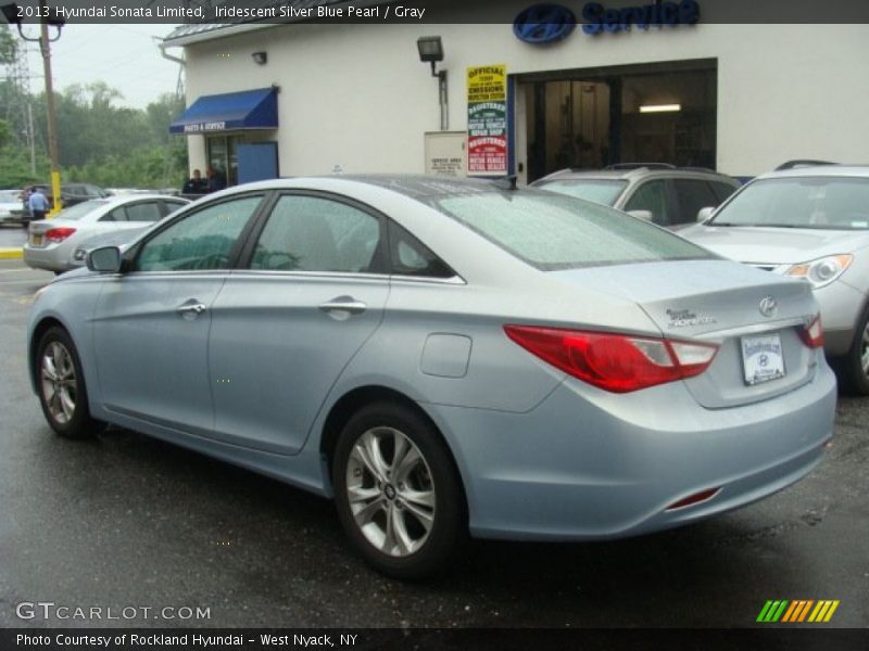 Iridescent Silver Blue Pearl / Gray 2013 Hyundai Sonata Limited