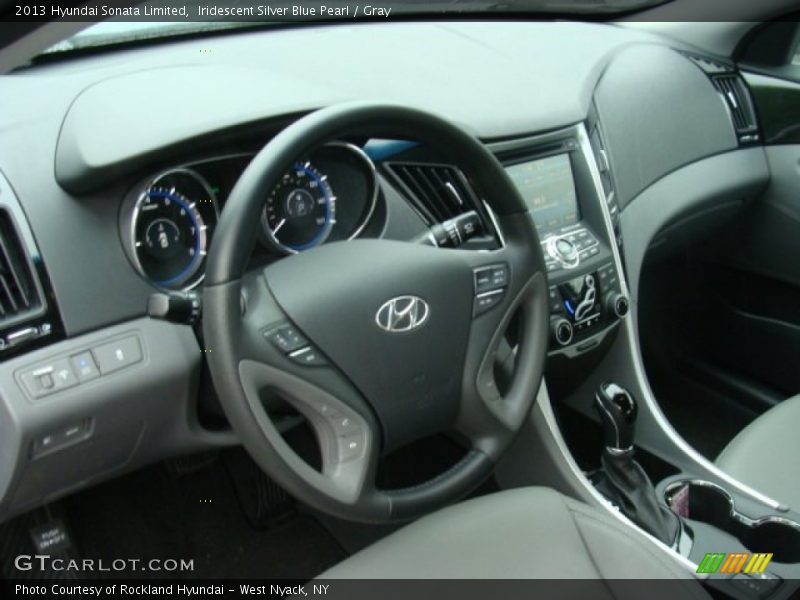 Iridescent Silver Blue Pearl / Gray 2013 Hyundai Sonata Limited