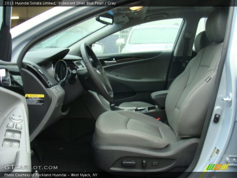 Iridescent Silver Blue Pearl / Gray 2013 Hyundai Sonata Limited