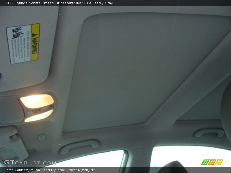 Iridescent Silver Blue Pearl / Gray 2013 Hyundai Sonata Limited