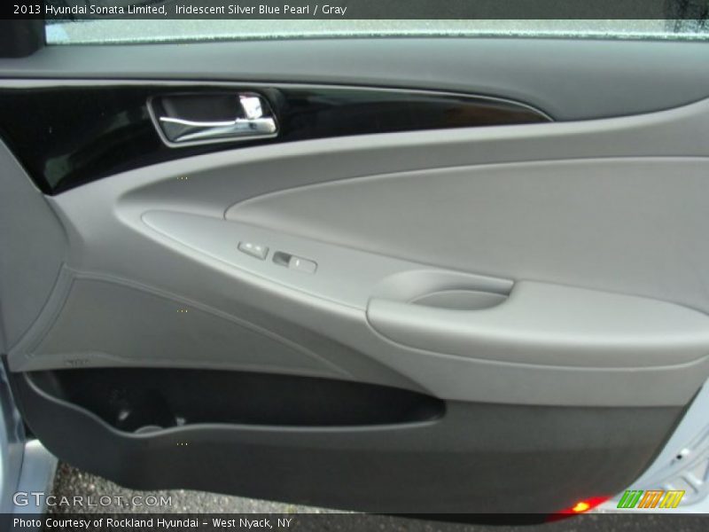 Iridescent Silver Blue Pearl / Gray 2013 Hyundai Sonata Limited