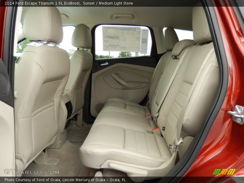 Sunset / Medium Light Stone 2014 Ford Escape Titanium 1.6L EcoBoost