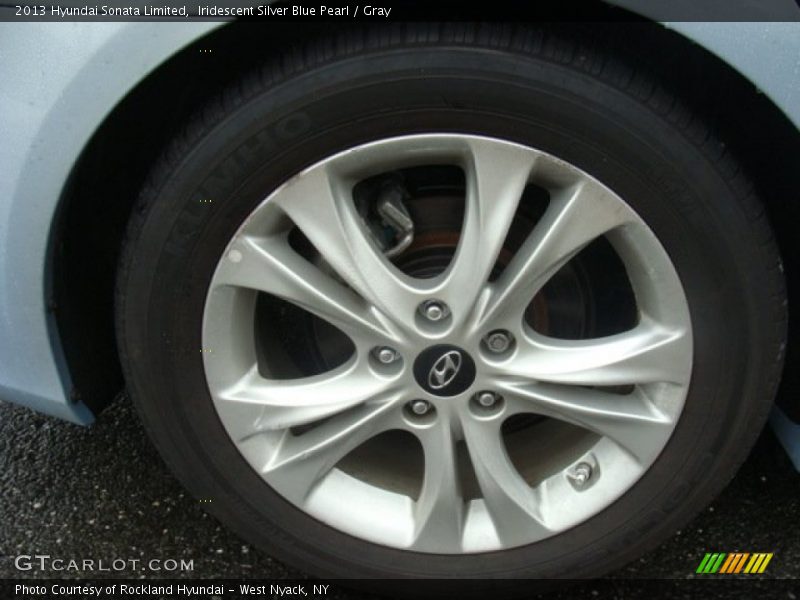 Iridescent Silver Blue Pearl / Gray 2013 Hyundai Sonata Limited