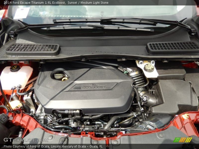 Sunset / Medium Light Stone 2014 Ford Escape Titanium 1.6L EcoBoost