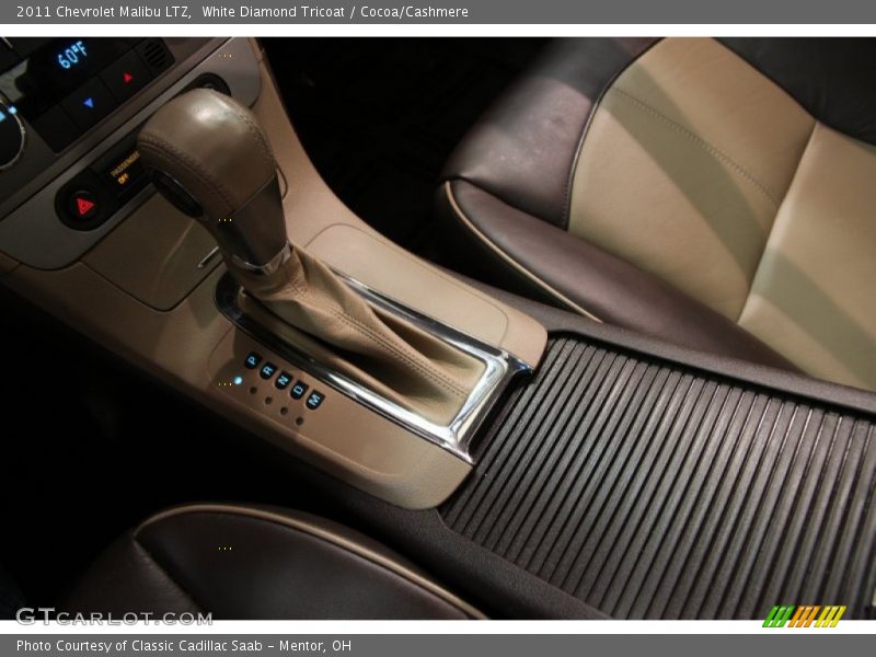 White Diamond Tricoat / Cocoa/Cashmere 2011 Chevrolet Malibu LTZ