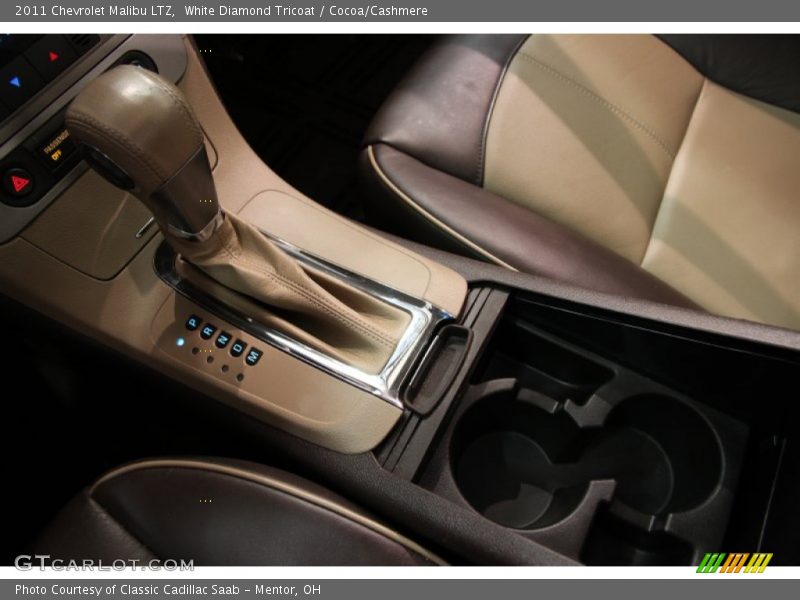White Diamond Tricoat / Cocoa/Cashmere 2011 Chevrolet Malibu LTZ