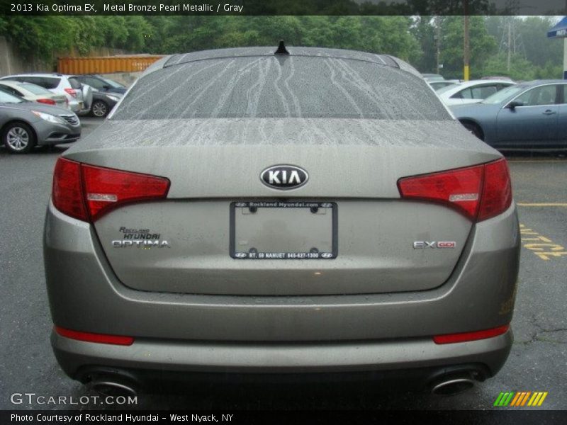 Metal Bronze Pearl Metallic / Gray 2013 Kia Optima EX