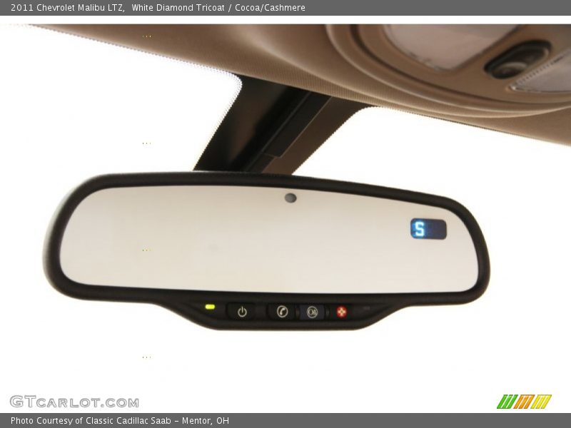 White Diamond Tricoat / Cocoa/Cashmere 2011 Chevrolet Malibu LTZ