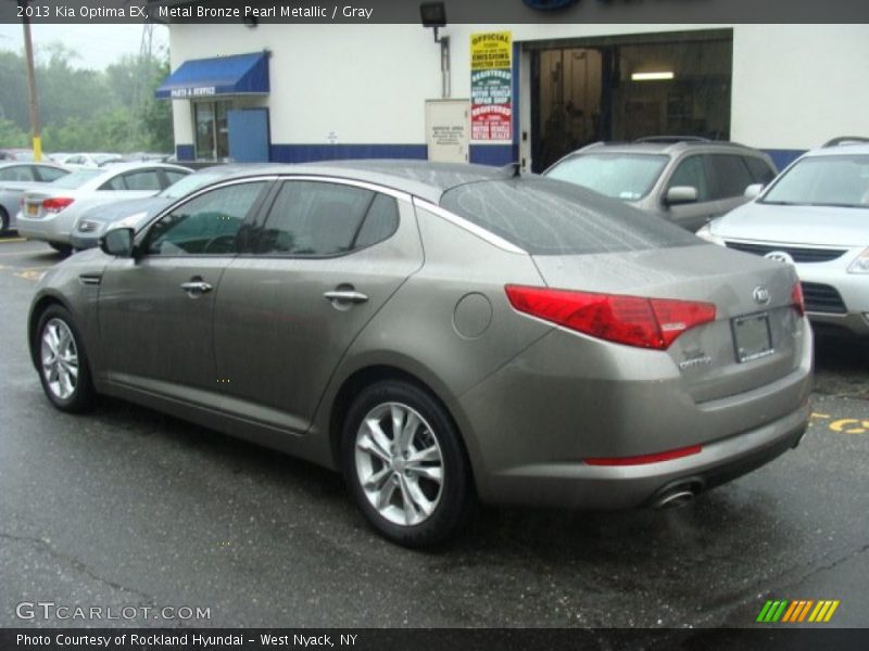 Metal Bronze Pearl Metallic / Gray 2013 Kia Optima EX