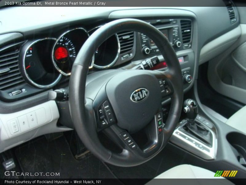 Metal Bronze Pearl Metallic / Gray 2013 Kia Optima EX