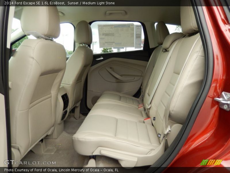 Sunset / Medium Light Stone 2014 Ford Escape SE 1.6L EcoBoost