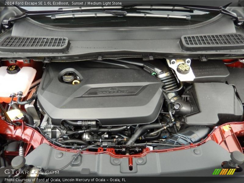 Sunset / Medium Light Stone 2014 Ford Escape SE 1.6L EcoBoost