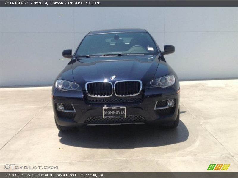 Carbon Black Metallic / Black 2014 BMW X6 xDrive35i