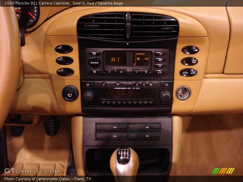 Guards Red / Savanna Beige 2000 Porsche 911 Carrera Cabriolet