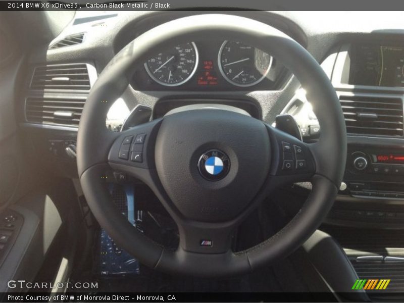 Carbon Black Metallic / Black 2014 BMW X6 xDrive35i
