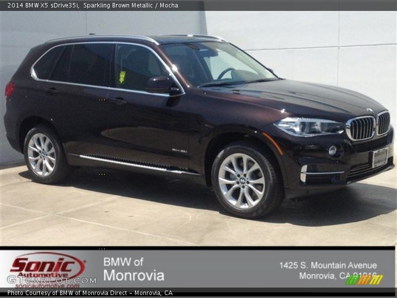 Sparkling Brown Metallic / Mocha 2014 BMW X5 sDrive35i