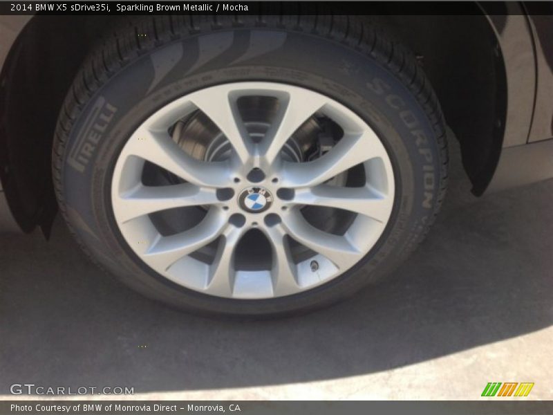 Sparkling Brown Metallic / Mocha 2014 BMW X5 sDrive35i