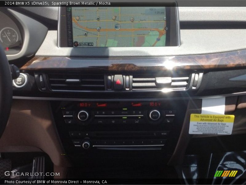 Sparkling Brown Metallic / Mocha 2014 BMW X5 sDrive35i