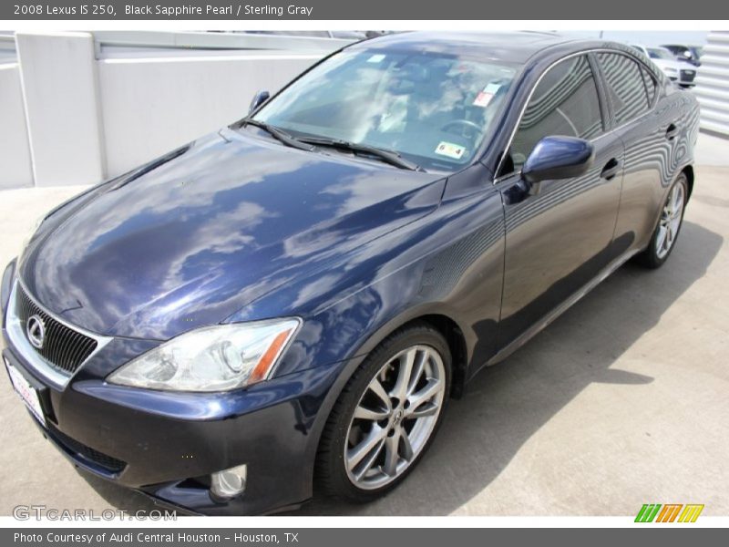 Black Sapphire Pearl / Sterling Gray 2008 Lexus IS 250