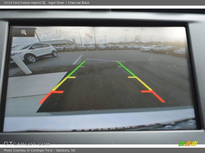 Ingot Silver / Charcoal Black 2014 Ford Fusion Hybrid SE