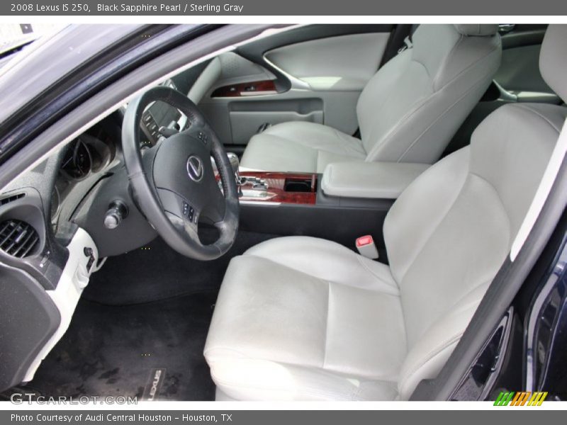 Black Sapphire Pearl / Sterling Gray 2008 Lexus IS 250