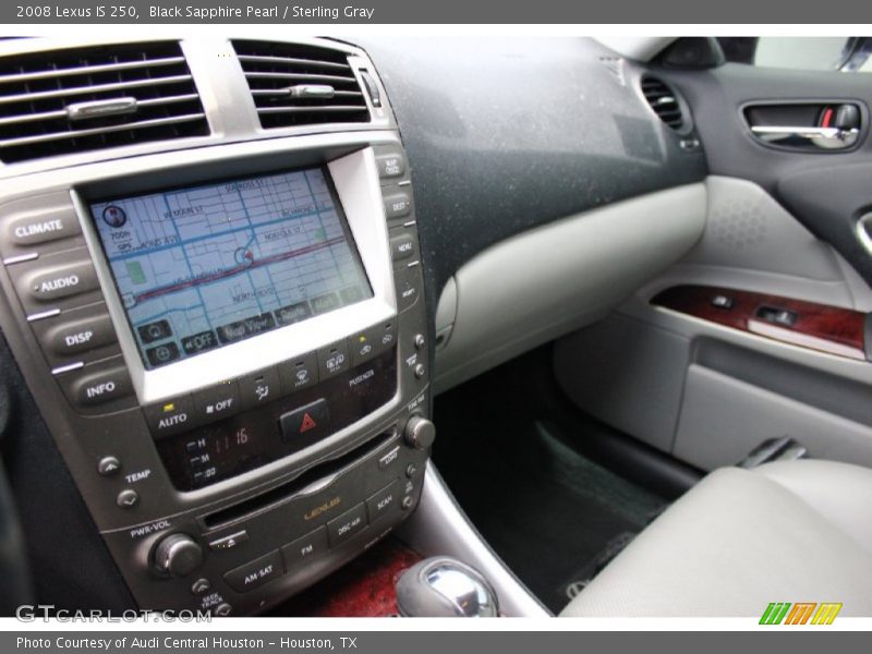 Black Sapphire Pearl / Sterling Gray 2008 Lexus IS 250