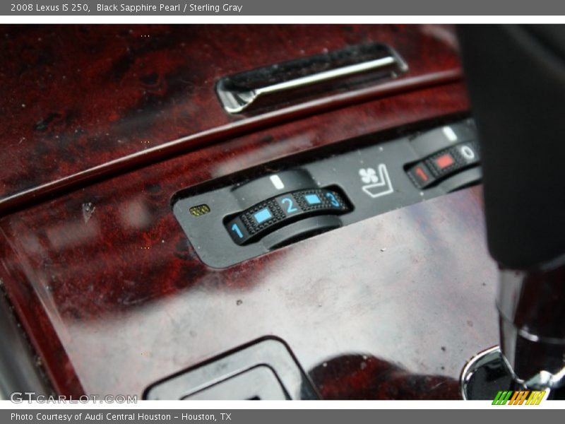 Black Sapphire Pearl / Sterling Gray 2008 Lexus IS 250