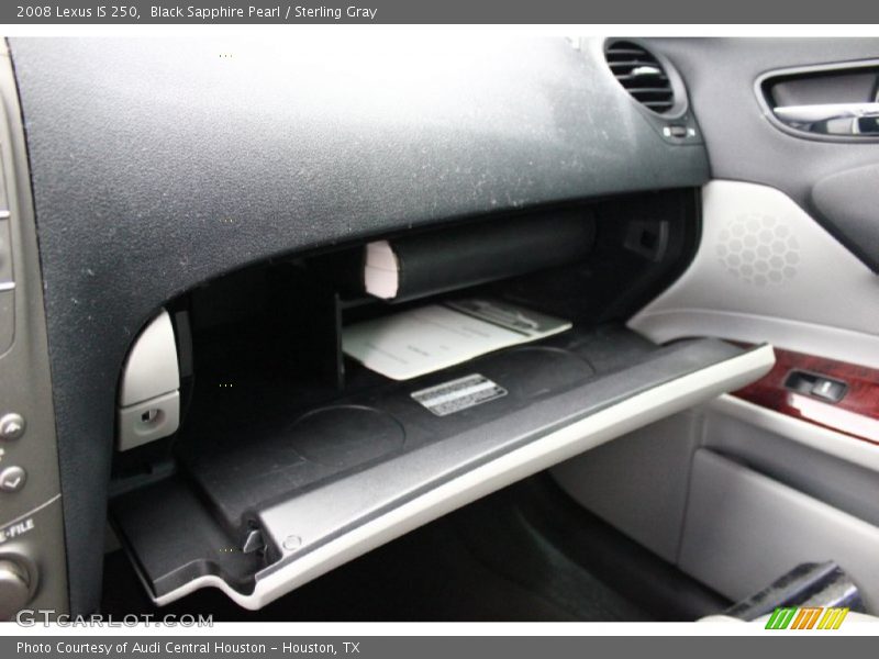 Black Sapphire Pearl / Sterling Gray 2008 Lexus IS 250