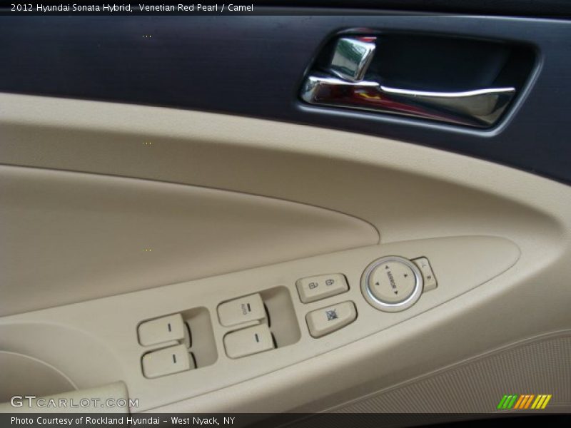 Venetian Red Pearl / Camel 2012 Hyundai Sonata Hybrid