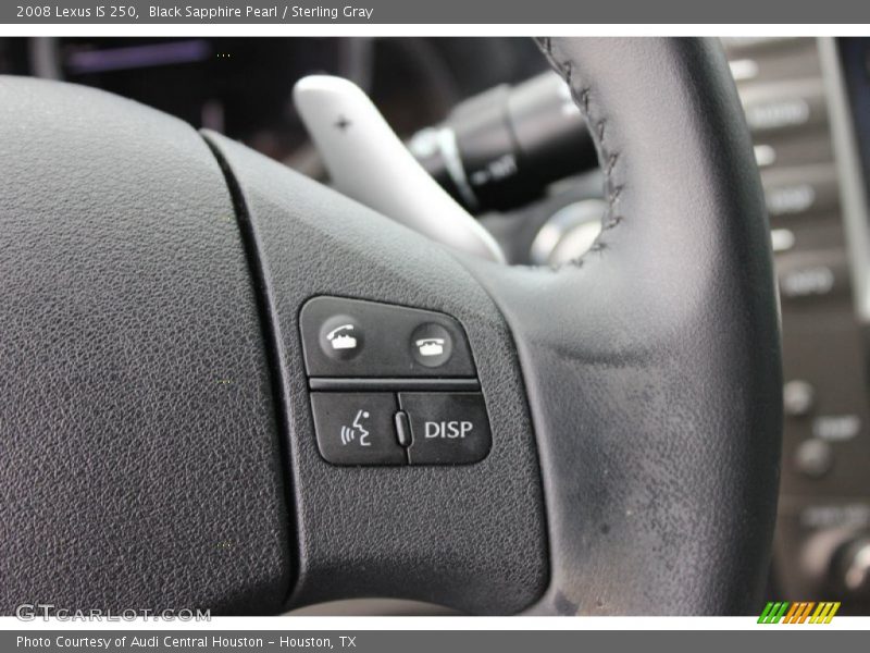 Black Sapphire Pearl / Sterling Gray 2008 Lexus IS 250