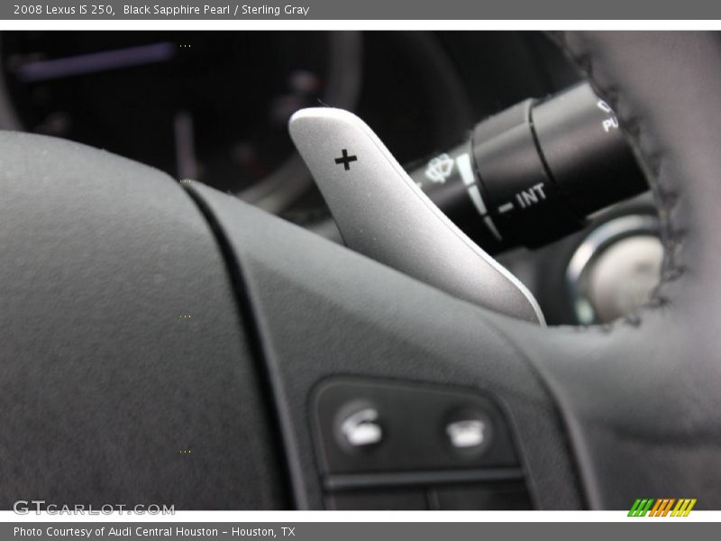 Black Sapphire Pearl / Sterling Gray 2008 Lexus IS 250