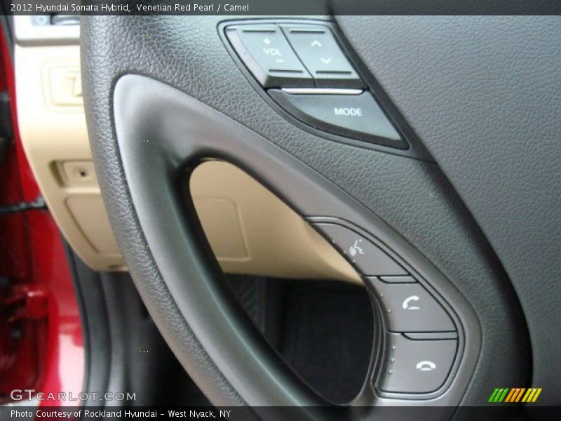 Venetian Red Pearl / Camel 2012 Hyundai Sonata Hybrid