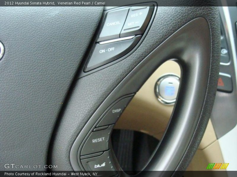 Venetian Red Pearl / Camel 2012 Hyundai Sonata Hybrid