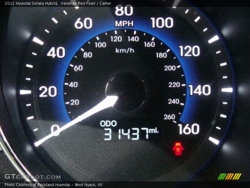 Venetian Red Pearl / Camel 2012 Hyundai Sonata Hybrid