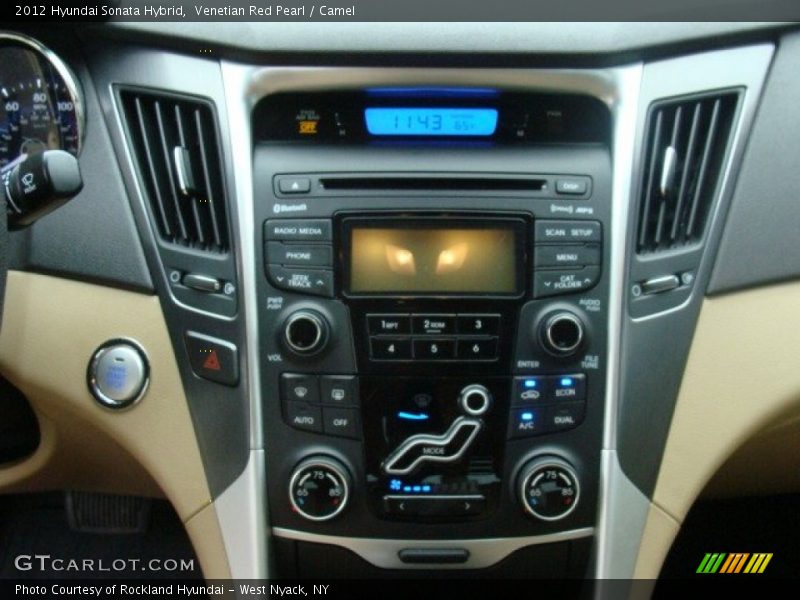 Venetian Red Pearl / Camel 2012 Hyundai Sonata Hybrid