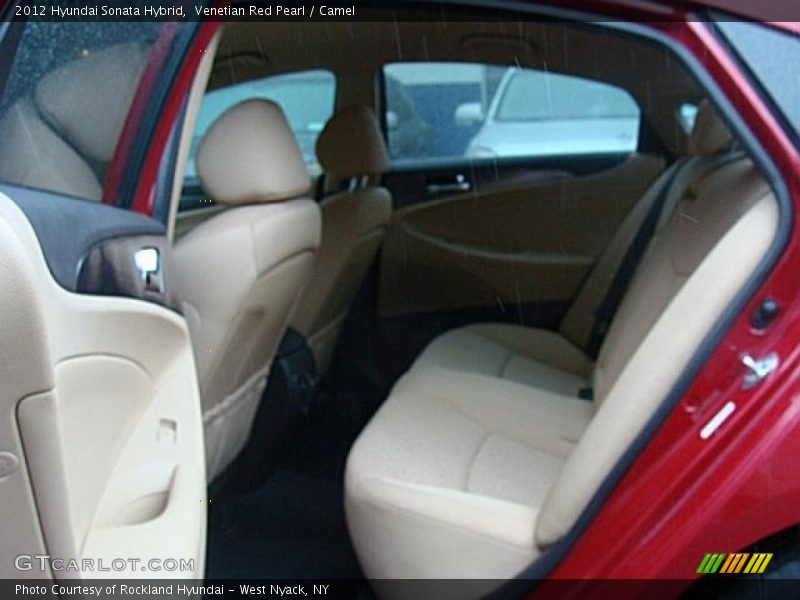 Venetian Red Pearl / Camel 2012 Hyundai Sonata Hybrid