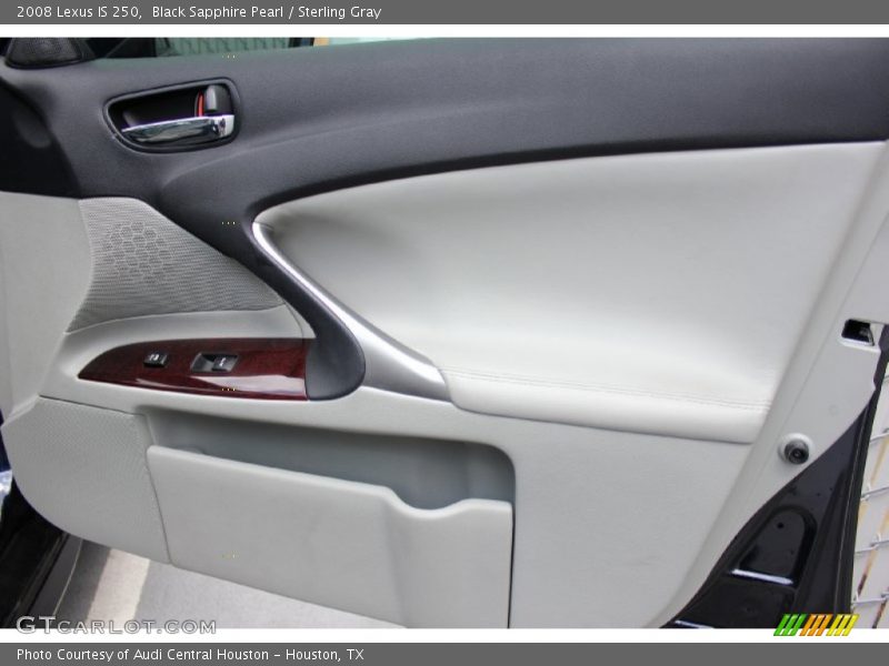 Black Sapphire Pearl / Sterling Gray 2008 Lexus IS 250