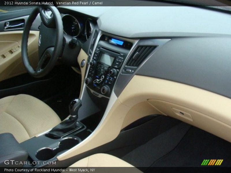 Venetian Red Pearl / Camel 2012 Hyundai Sonata Hybrid