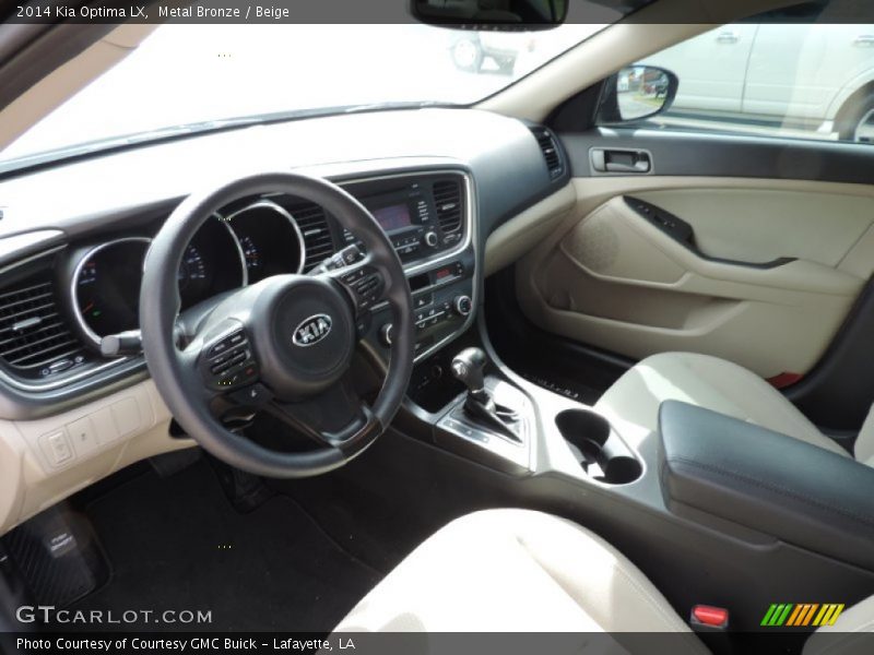 Metal Bronze / Beige 2014 Kia Optima LX